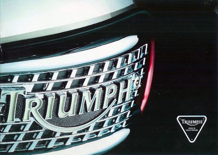 Gamme Motos Triumph 1997
