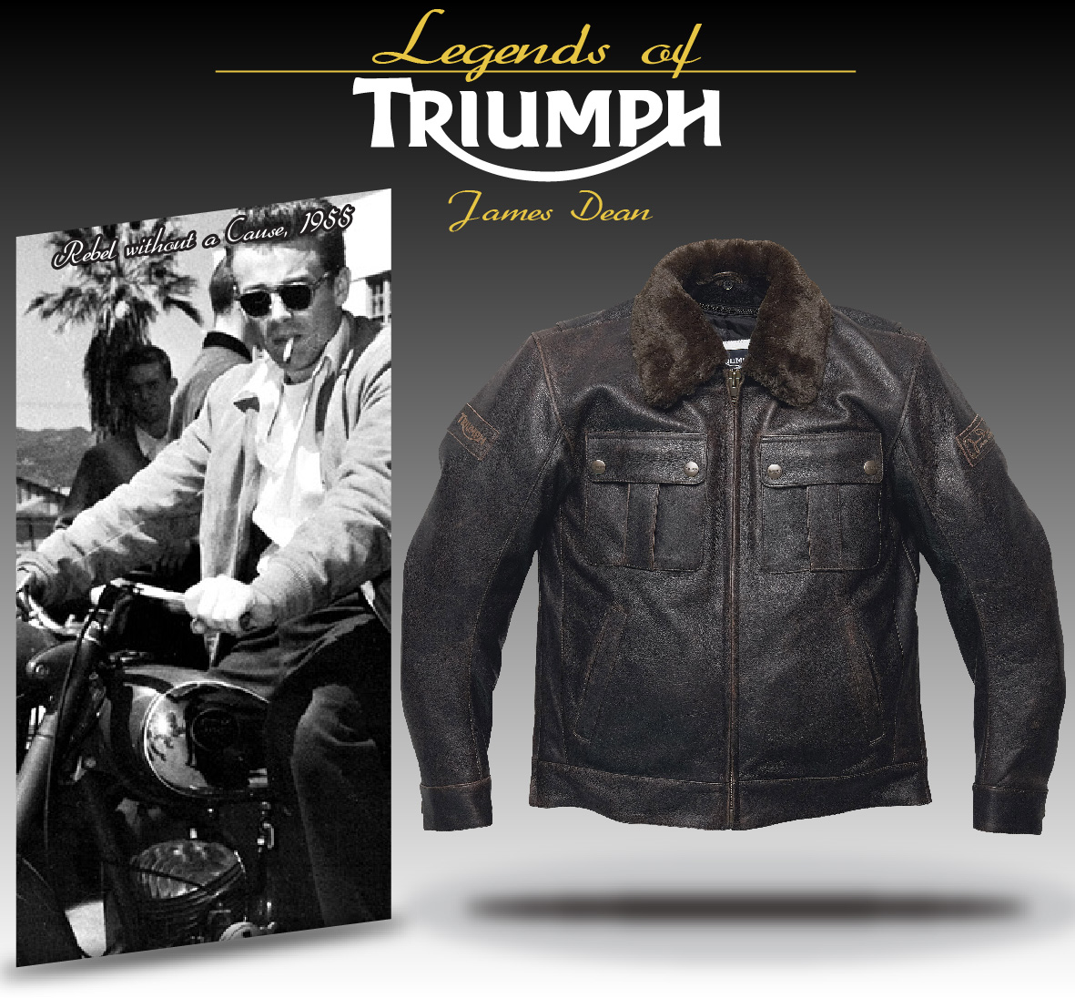 Triumph & James Dean