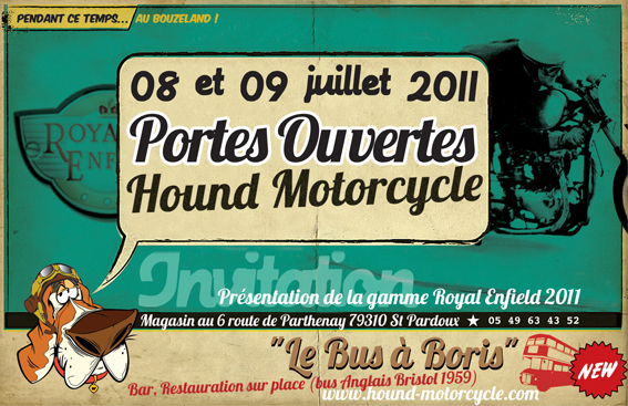 Portes ouvertes chez Hound Motorcycle les 8 et 9 juillet