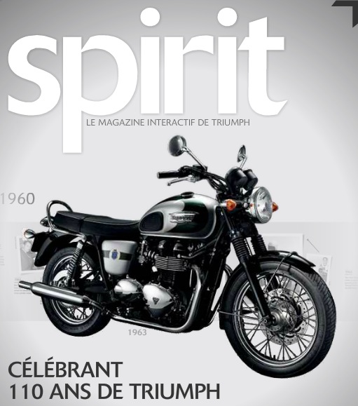 SPIRIT n°3, le magazine interactif de Triumph est en ligne